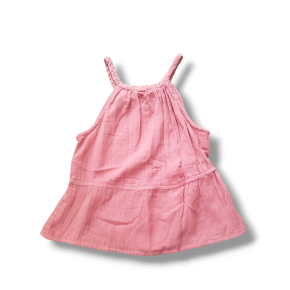 Womens SMALL Sim & Sam Mauve Clay Braided Tank Tunic Mutyaar - Picture 3 of 5